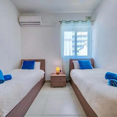 Apartament Super Location, St Julians, 2 Bedroom, Paceville 7 By Vaganza